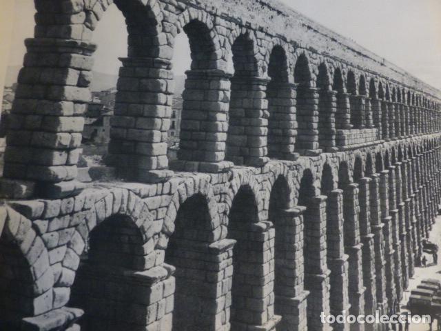 Coleccionismo: SEGOVIA ACUEDUCTO ANTIGUA LAMINA HUECOGRABADO A&Ntilde;OS 50