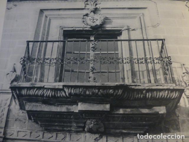 Coleccionismo: BAEZA JAEN BALCON ANTIGUA LAMINA HUECOGRABADO A&Ntilde;OS 50