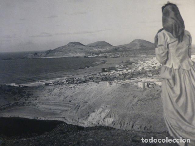 Coleccionismo: LAS PALMAS DE GRAN CANARIA VISTA ANTIGUA LAMINA HUECOGRABADO A&Ntilde;OS 50