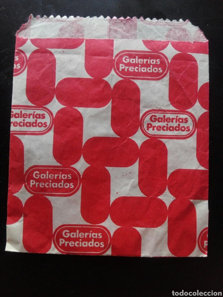 Coleccionismo: Bolsa de papel peque&ntilde;a de Galer&iacute;as Preciados