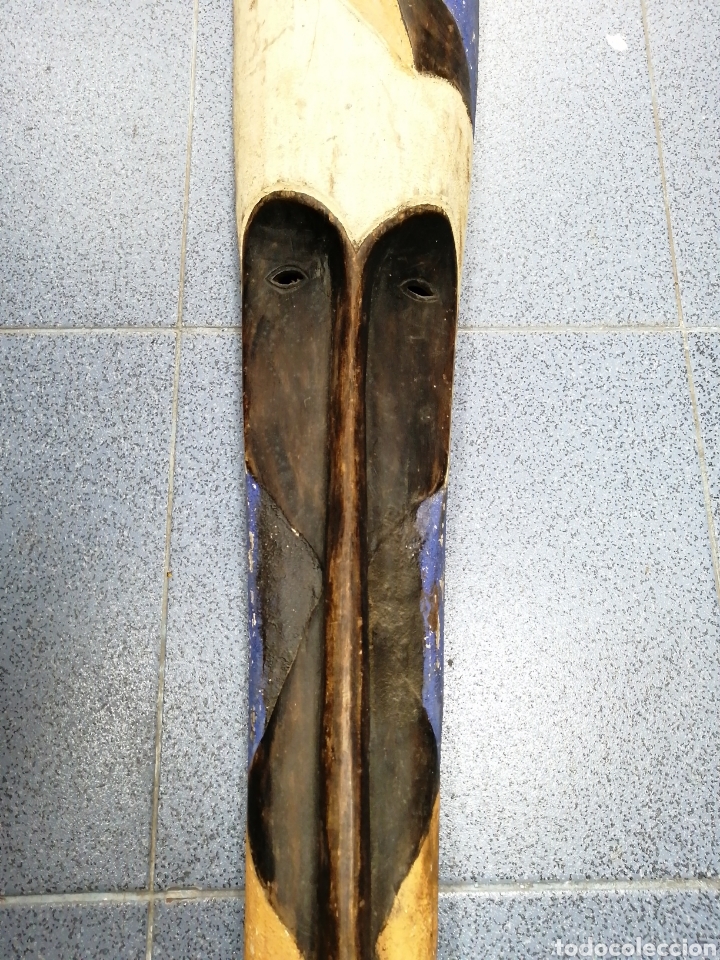Coleccionismo: M&aacute;scara africana madera. - Foto 2