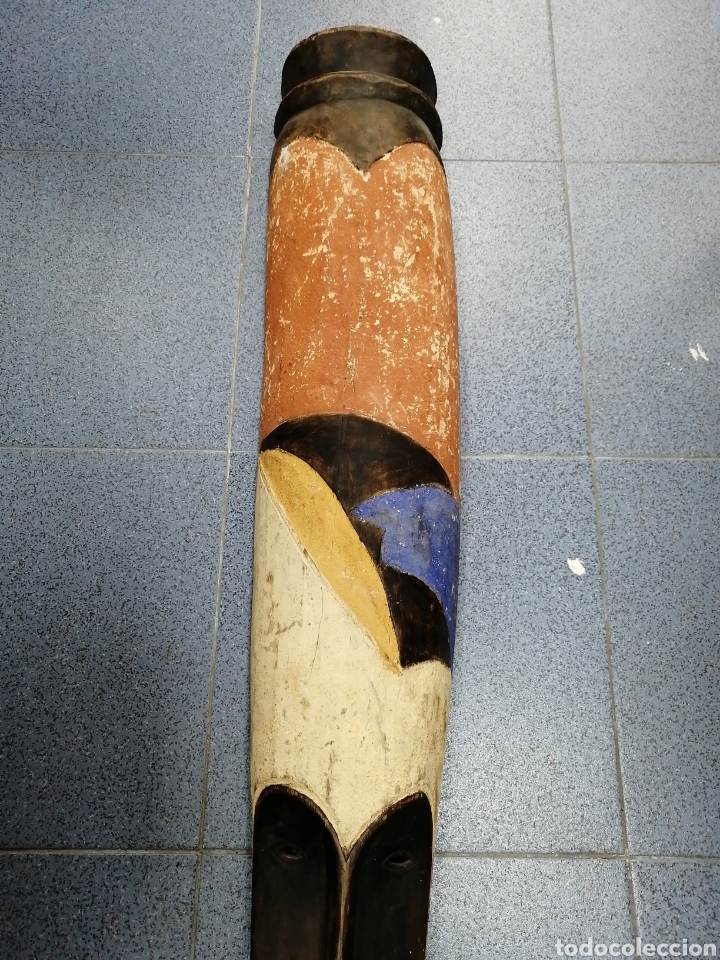 Coleccionismo: M&aacute;scara africana madera. - Foto 3