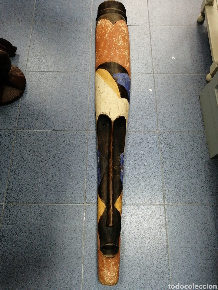 Coleccionismo: M&aacute;scara africana madera. - Foto 4