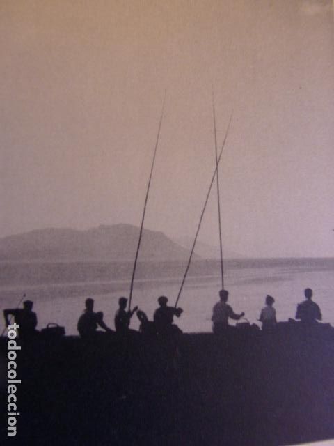 Colecionismo: ALGORTA VIZCAYA PESCADORES ANTIGUO HUECOGRABADO TIPO CROMO A&Ntilde;OS 50