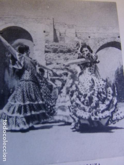 Colecionismo: ANDALUCIA FIESTA ANDALUZA ANTIGUO HUECOGRABADO TIPO CROMO A&Ntilde;OS 50