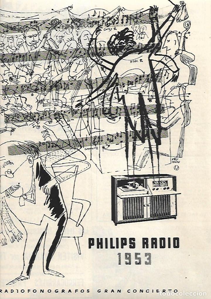 Colecionismo: A&Ntilde;O 1953 RECORTE PRENSA PUBLICIDAD PHILIPS RADIO RADIOFONOGRAFOS GRAN CONCIERTO