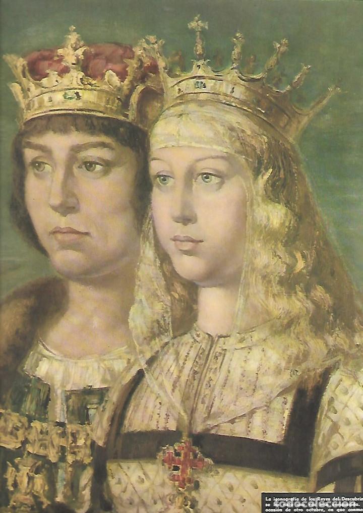Collezionismo: A&Ntilde;O 1953 RECORTE PRENSA PINTURA REYES CATOLICOS POR JUAN ANTONIO MORALES