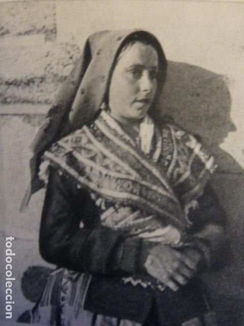Coleccionismo: PE&Ntilde;ARANDA DE BRACAMONTE SALAMANCA CAMPESINA ANTIGUO HUECOGRABADO TIPO CROMO A&Ntilde;OS 50