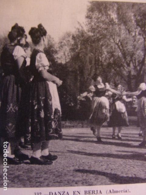 Sammelleidenschaft Papier: BERJA ALMERIA DANZA TIPICA ANTIGUO HUECOGRABADO TIPO CROMO A&Ntilde;OS 50