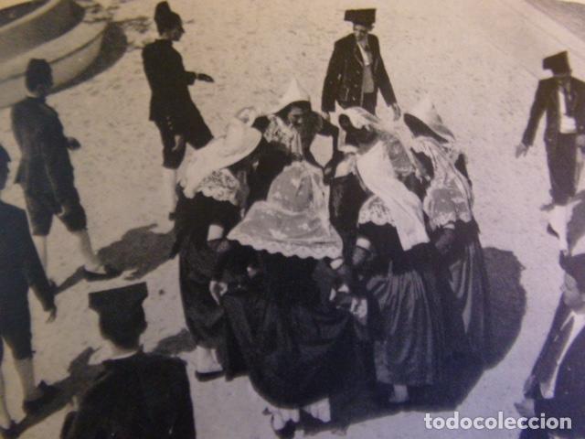 Colecionismo: SABADELL BARCELONA SARDANA ANTIGUO HUECOGRABADO TIPO CROMO A&Ntilde;OS 50