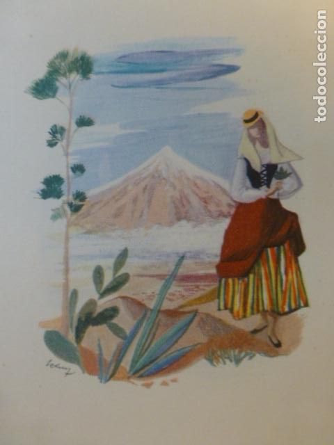 Coleccionismo: CANARIAS ANTIGUA CROMOLITOGRAFIA A&Ntilde;OS 50