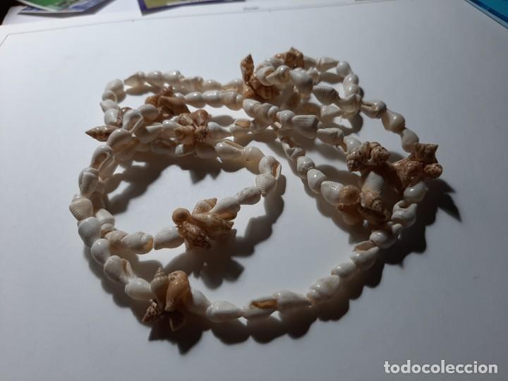 Coleccionismo: Collar de caracolas. a&ntilde;os 80 - Foto 1