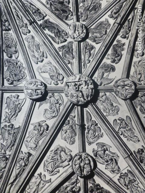 Sammelleidenschaft Papier: BARCELONA CAPILLA DE LA CASA DALMASES BOVEDA ANTIGUA LAMINA HUECOGRABADO A&Ntilde;OS 50