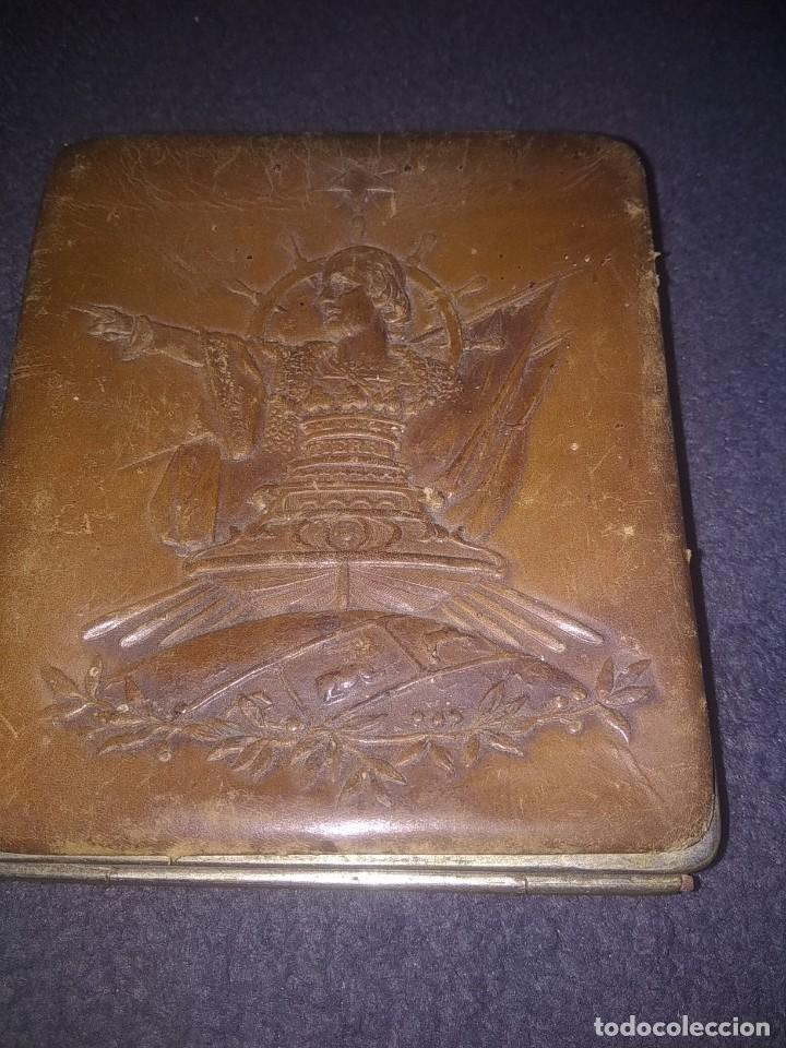 Coleccionismo: Pitillera antigua militar - Foto 1