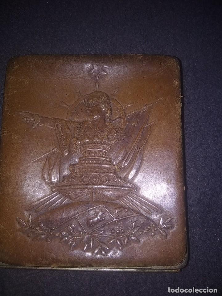Coleccionismo: Pitillera antigua militar - Foto 2