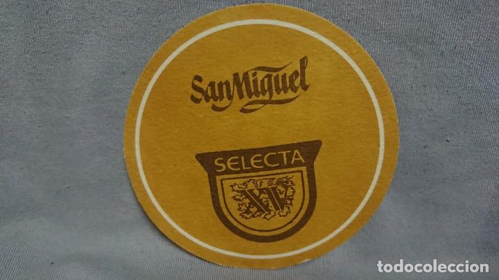 Coleccionismo: POSAVASOS PUBLICIDAD BEBIDA CERVEZA SAN MIGUEL SELECTA