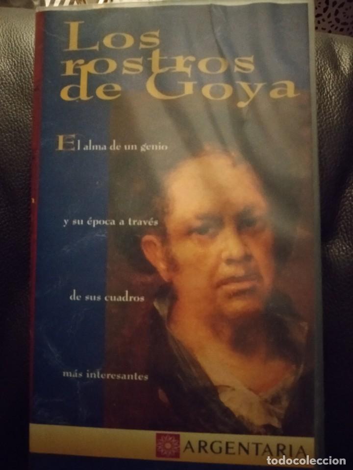 Coleccionismo: Los rostros de Goya. Pel&iacute;cula VHS - Foto 1