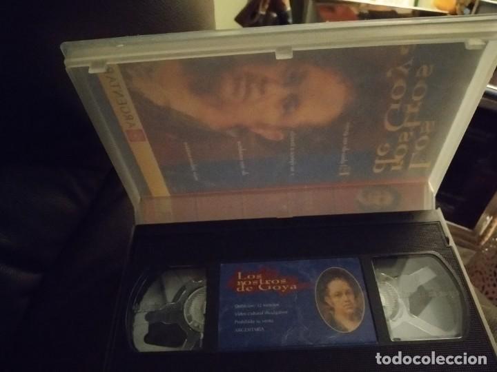 Coleccionismo: Los rostros de Goya. Pel&iacute;cula VHS - Foto 2