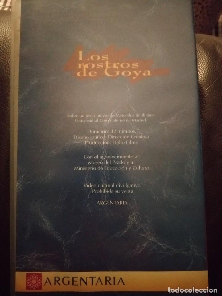 Coleccionismo: Los rostros de Goya. Pel&iacute;cula VHS - Foto 3