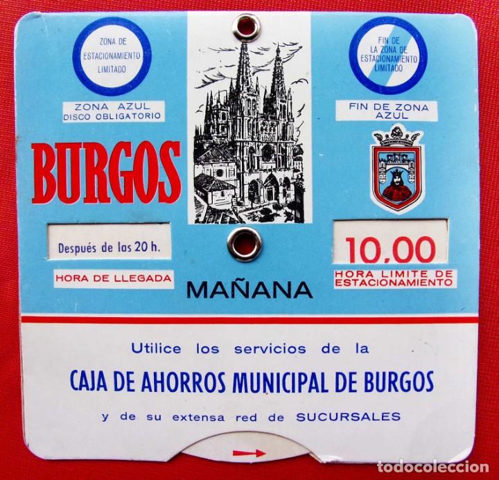 Coleccionismo: BURGOS. PARQU&Iacute;METRO MANUAL. A&Ntilde;O: 1967. CAJA MUNICIPAL. CATEDRAL DE BURGOS. BUEN ESTADO.