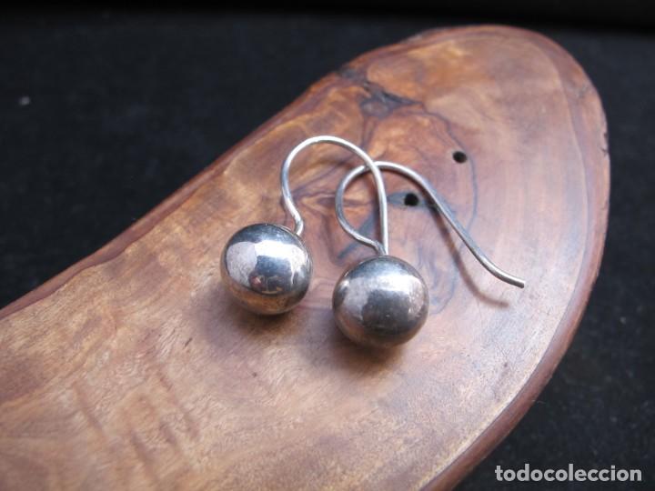 Coleccionismo: Sencillos pendientes en plata de ley - Foto 1