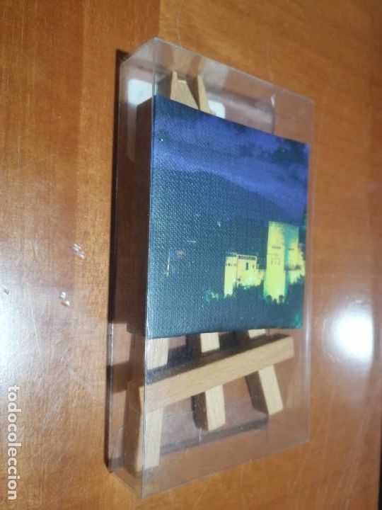 Colecionismo: CABALLETE Y FOTO DE LA ALHAMBRA DE GRANADA. TUR&Iacute;STICO. EN CAJA. BUEN ESTADO.