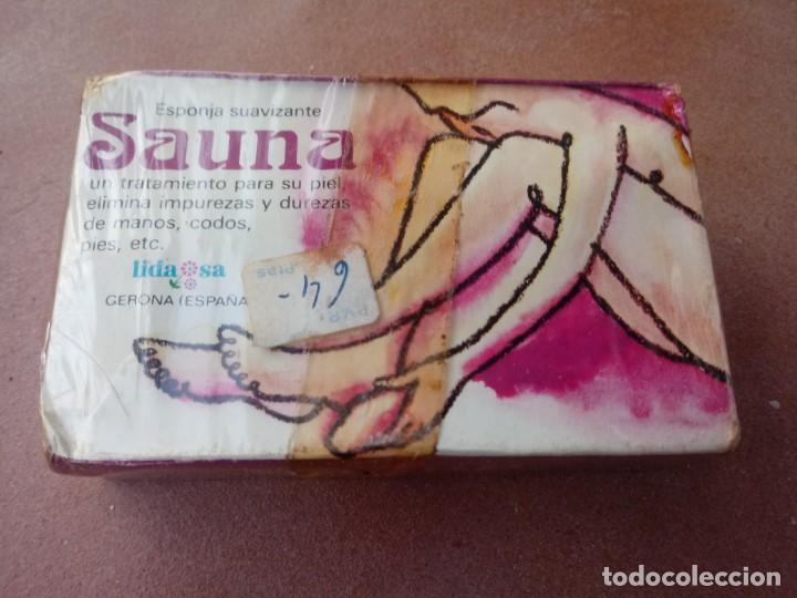 Collecting: Esponja suavizante Sauna, de Lidasa (Gerona)
