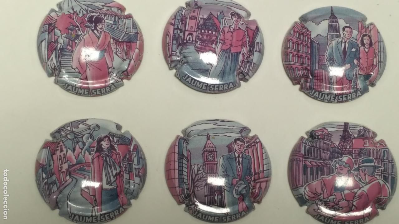 Coleccionismo: CHAPAS DE CAVA. SERIE  JAUME SERRA.