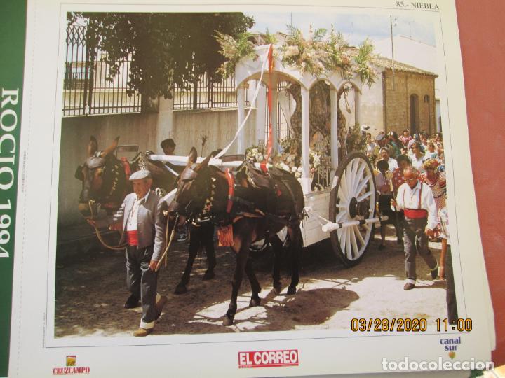 Coleccionismo: NIEBLA , LAMINA  32X25 cm - ROCIO 94 -! VIVA LA BLANCA PALOMA ! EL CORREO , CANAL SUR , CRUZCAMPO