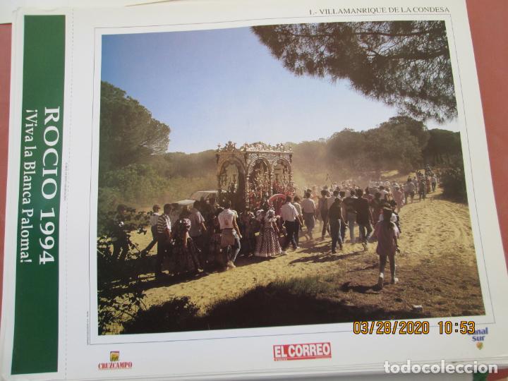 Coleccionismo: VILLAMANRIQUE DE LA CONDESA , LAMINA  32X25 cm - ROCIO 94 -! VIVA LA BLANCA PALOMA ! EL CORREO , CAN