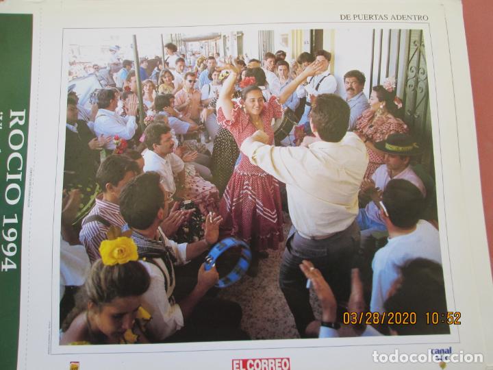 Coleccionismo: DE PUERTAS ADENTRO ROCIO , LAMINA  32X25 cm - ROCIO 94 -! VIVA LA BLANCA PALOMA ! EL CORREO , CANAL