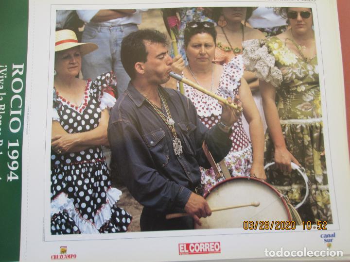 Coleccionismo: CANTE , BAILE .... Y REZO -LAMINA  32X25 cm - ROCIO 94 -! VIVA LA BLANCA PALOMA ! EL CORREO , CANAL
