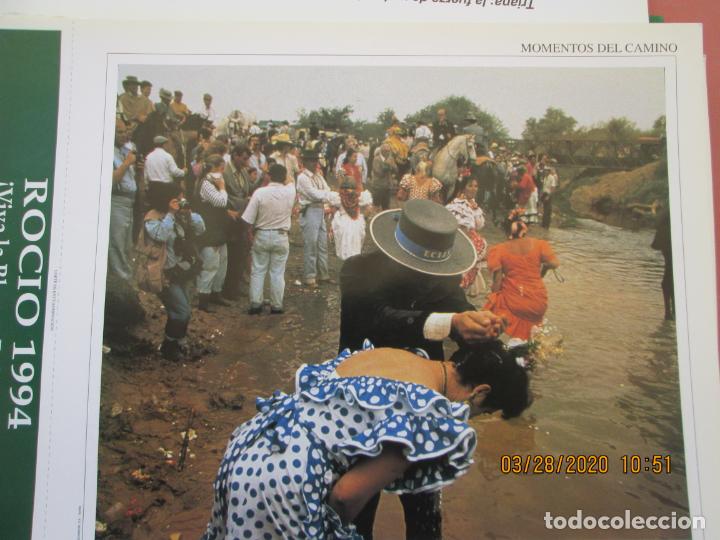 Coleccionismo: MOMENTOS DEL CAMINO , LAMINA  32X25 cm - ROCIO 94 -! VIVA LA BLANCA PALOMA ! EL CORREO , CANAL SUR ,