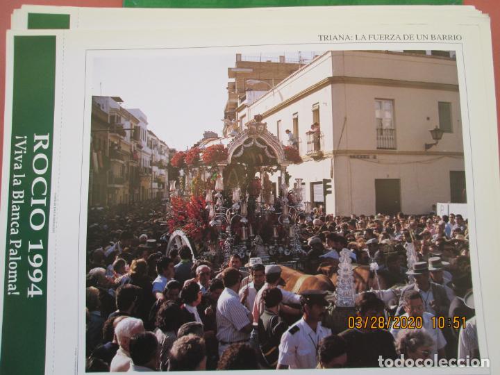 Coleccionismo: TRIANA LA FUERZA DE UN BARRIO LAMINA  32X25 cm - ROCIO 94 -! VIVA LA BLANCA PALOMA ! EL CORREO , CAN