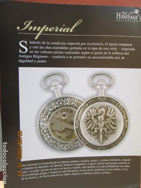 Coleccionismo: IMPERIAL LAMINA THE HERITAGE COLLECTION A-4