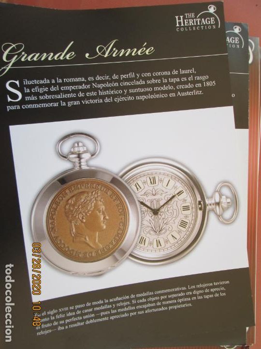 Coleccionismo: GRANDE ARM&Eacute;E , LAMINA THE HERITAGE COLLECTION A-4