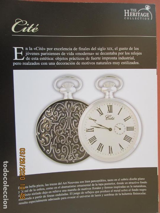 Coleccionismo: CIT&Eacute;, LAMINA THE HERITAGE COLLECTION A-4
