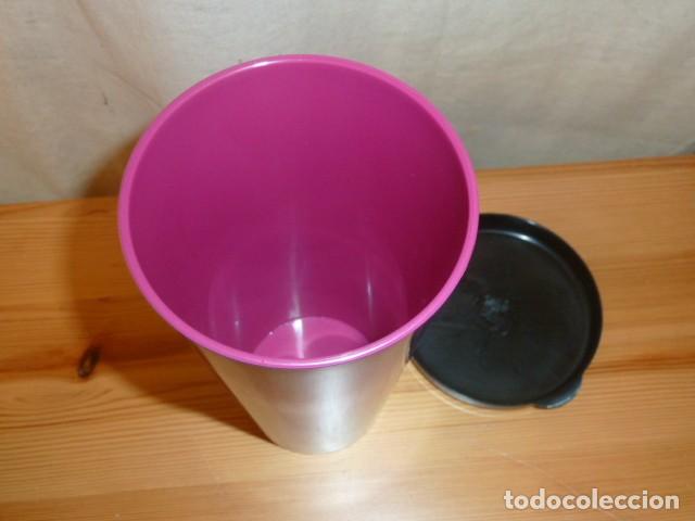 Coleccionismo: Vaso pl&aacute;stico. Musical El Guardaspaldas - Foto 3
