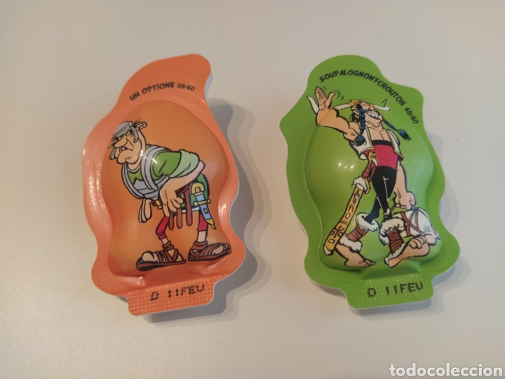 Coleccionismo: Envoltorios quesitos asterix y obelix