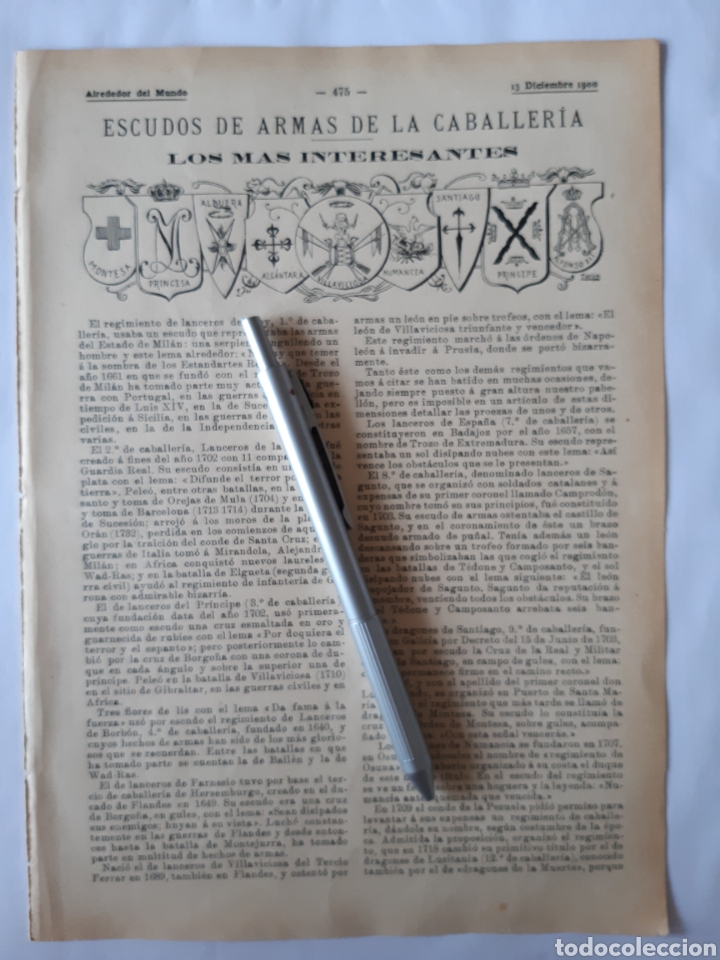 Coleccionismo: Escudos de armas de caballer&iacute;a, los m&aacute;s interesantes. Villaviciosa, Numancia, Montesa, Sagunto