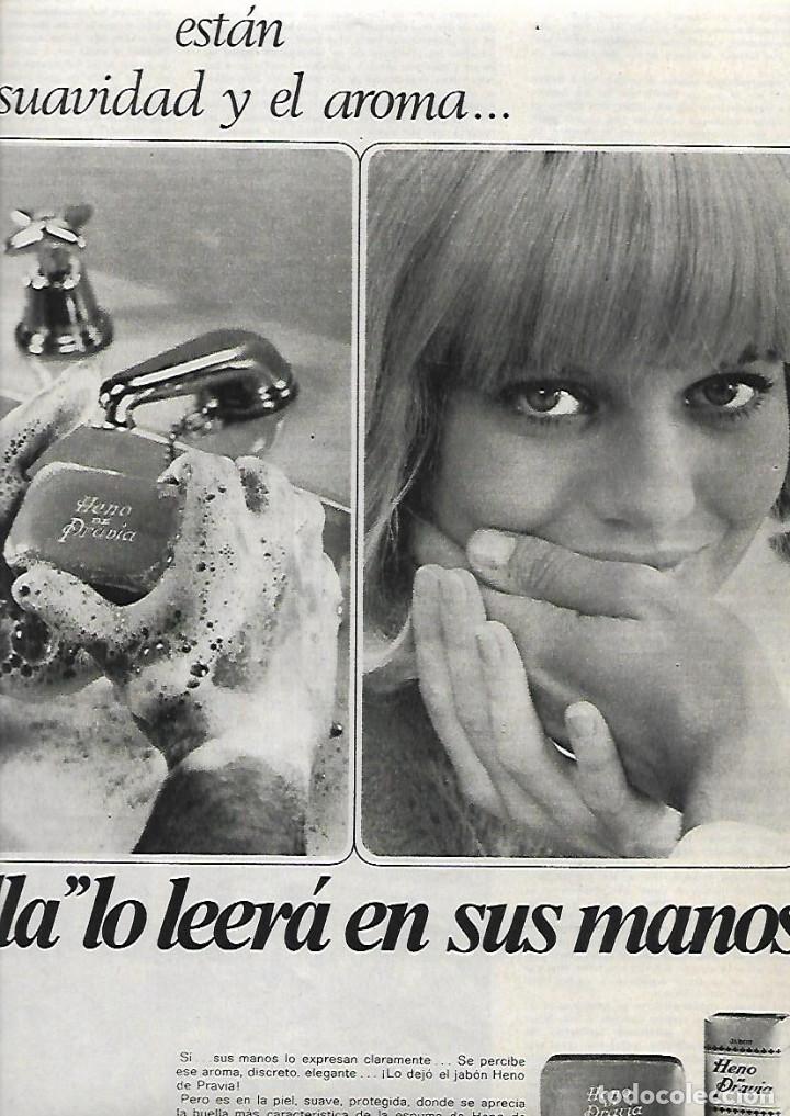Colecionismo: A&Ntilde;O 1966 RECORTE PRENSA PUBLICIDAD PASTILLA DE JABON HENO DE PRAVIA