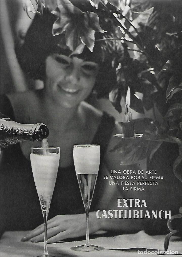 Colecionismo: A&Ntilde;O 1966 RECORTE PRENSA PUBLICIDAD BEBIDAS EXTRA CASTELLBLANCH CAVA CHAMPAN