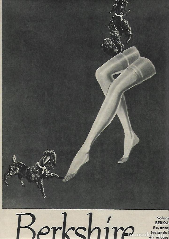 Colecionismo: A&Ntilde;O 1959 RECORTE PRENSA PUBLICIDAD MEDIAS BERKSHIRE