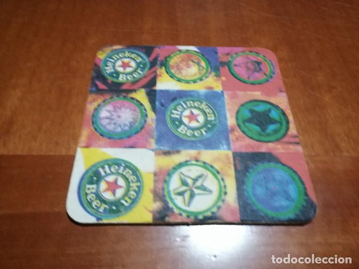 Colecionismo: HEINEKEN. POSAVASOS. DOBLE CARA. BUEN ESTADO.