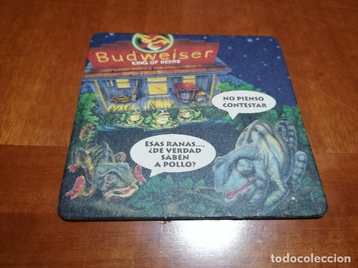 Colecionismo: BUDWEISER. POSAVASOS. DOBLE CARA. BUEN ESTADO.