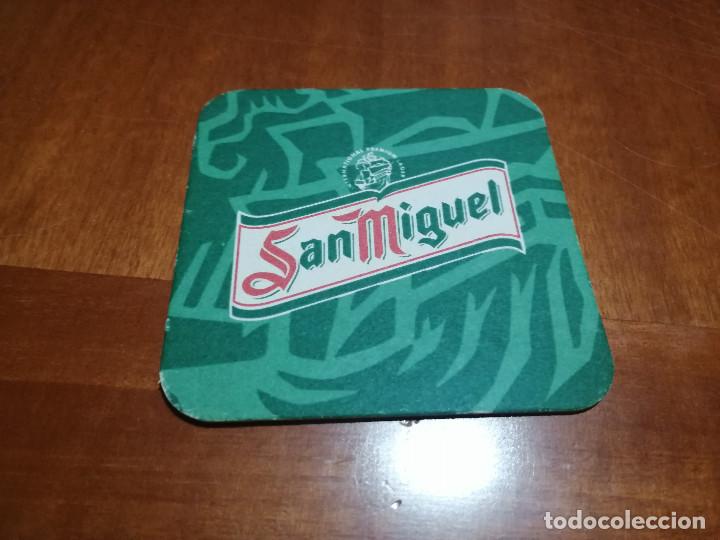 Colecionismo: SAN MIGUEL.  POSAVASOS. CART&Oacute;N. UNA CARA. BUEN ESTADO.