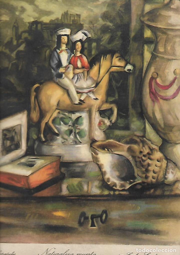 Collezionismo: A&Ntilde;O 1940 RECORTE PRENSA PINTURA LAMINA CUADRO NATURALEZA MUERTA  POR CARLOS LANDI