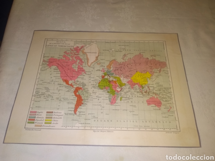 Coleccionismo: LAMINAS ESPASA MAPAS COMERCIALES - Foto 3