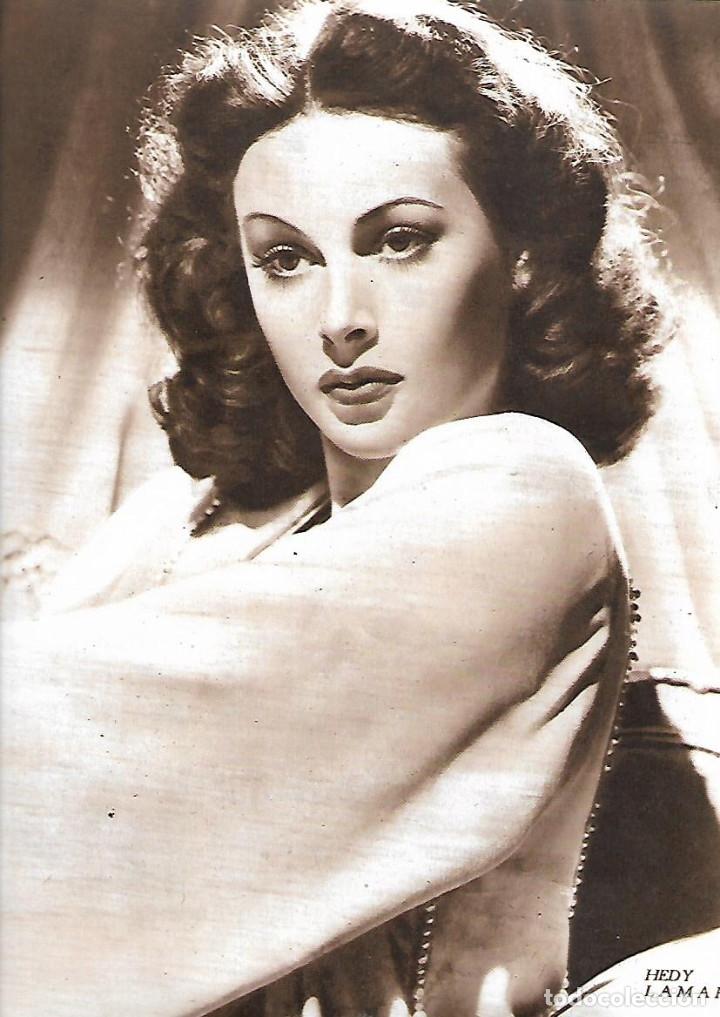 Collezionismo: A&Ntilde;O 1943 RECORTE PRENSA FOTOGRAFIA ACTRIZ DE CINE HEDY LAMARR