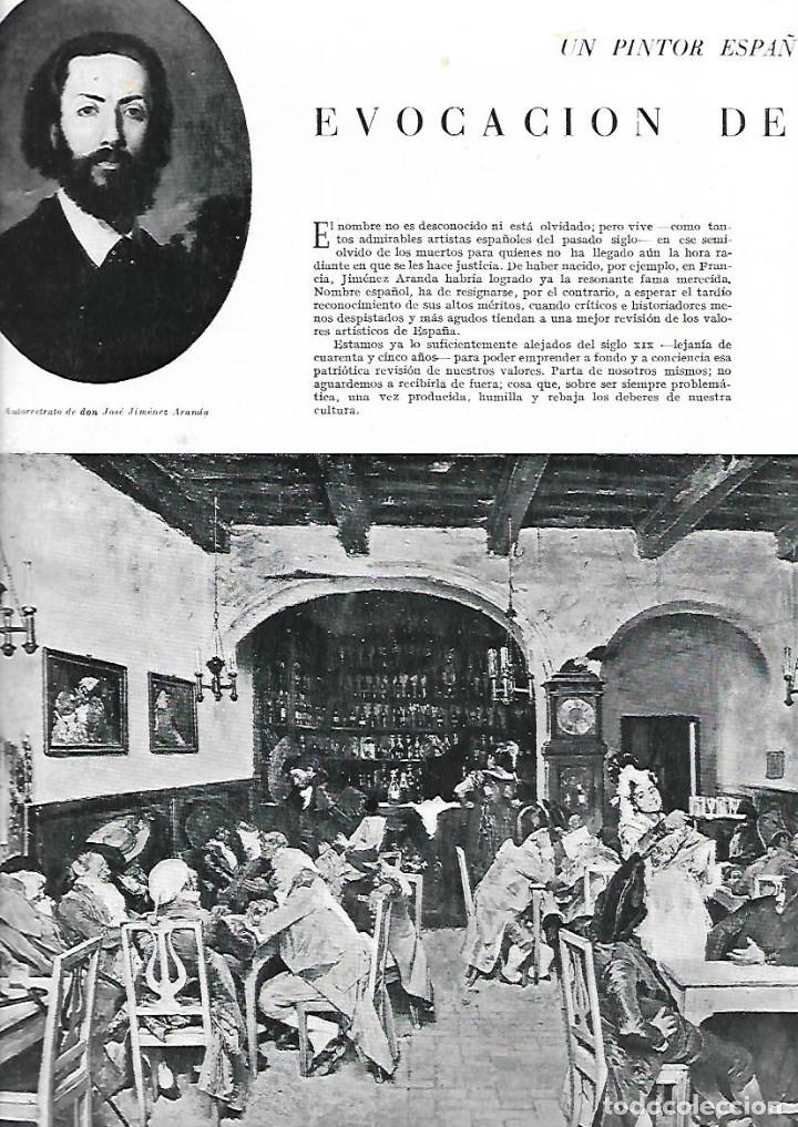 Sammelleidenschaft Papier: A&Ntilde;O 1945 RECORTE PRENSA PINTURA PINTOR JIMENEZ DE ARANDA